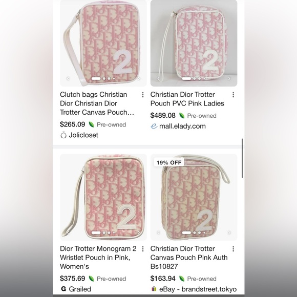 Dior Vintage Trotter Pouch - Picture 4 of 8